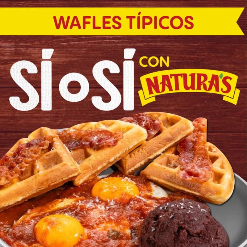 Waffles tipicos