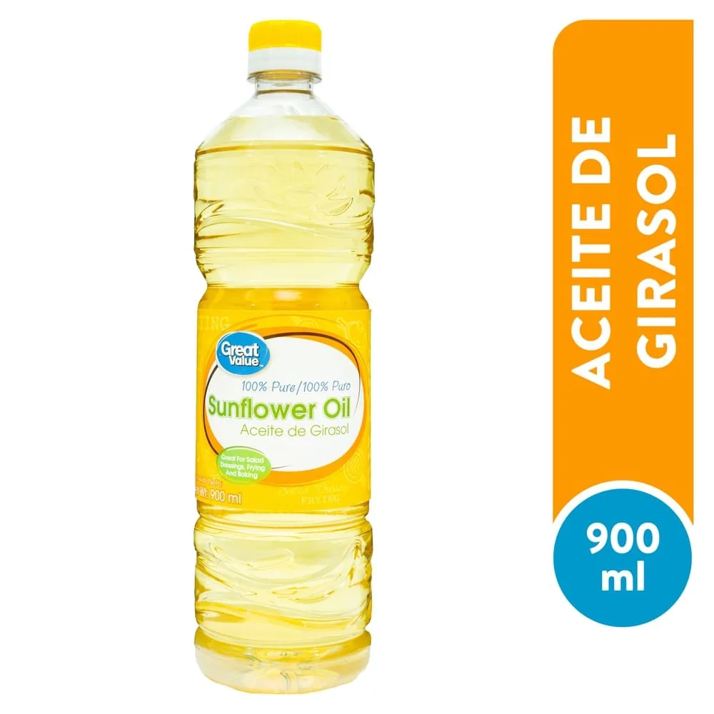 Aceite Great Value de girasol – 900 ml