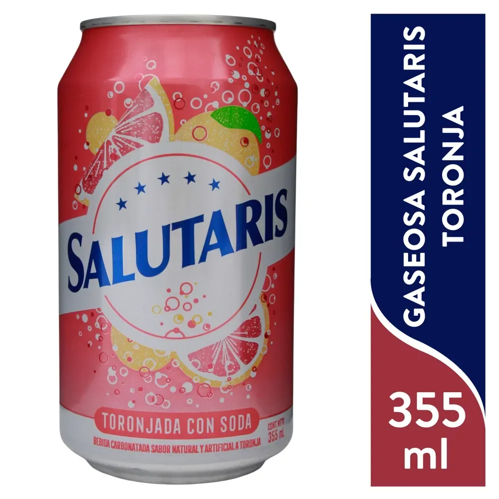 Gaseosa Salutaris Toronja Lata – 355 ml