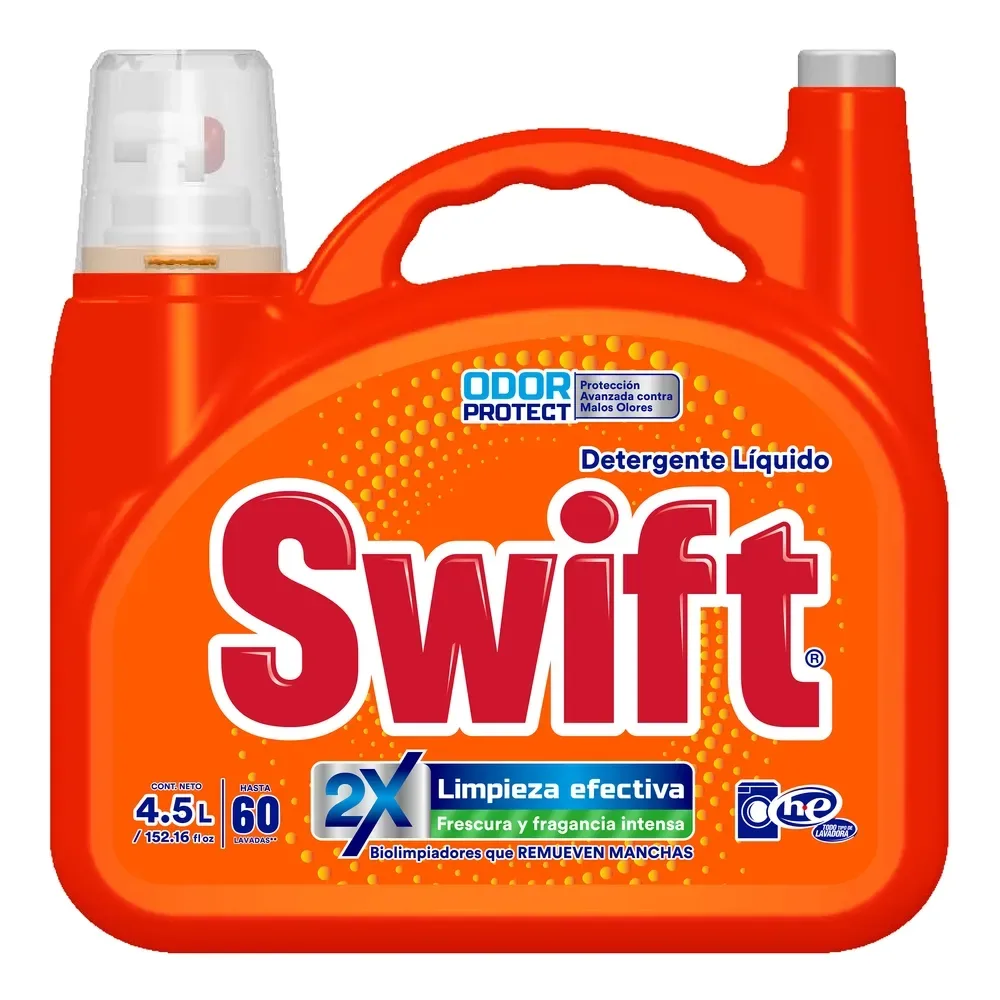Detergente líquido Swift antibacterial – 4.5 L