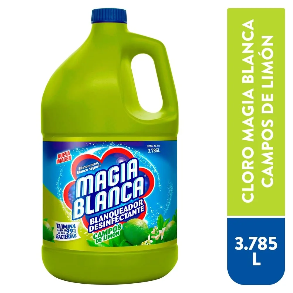 Cloro Magia Blanca Galón Campos De  Limón – 3.785 L