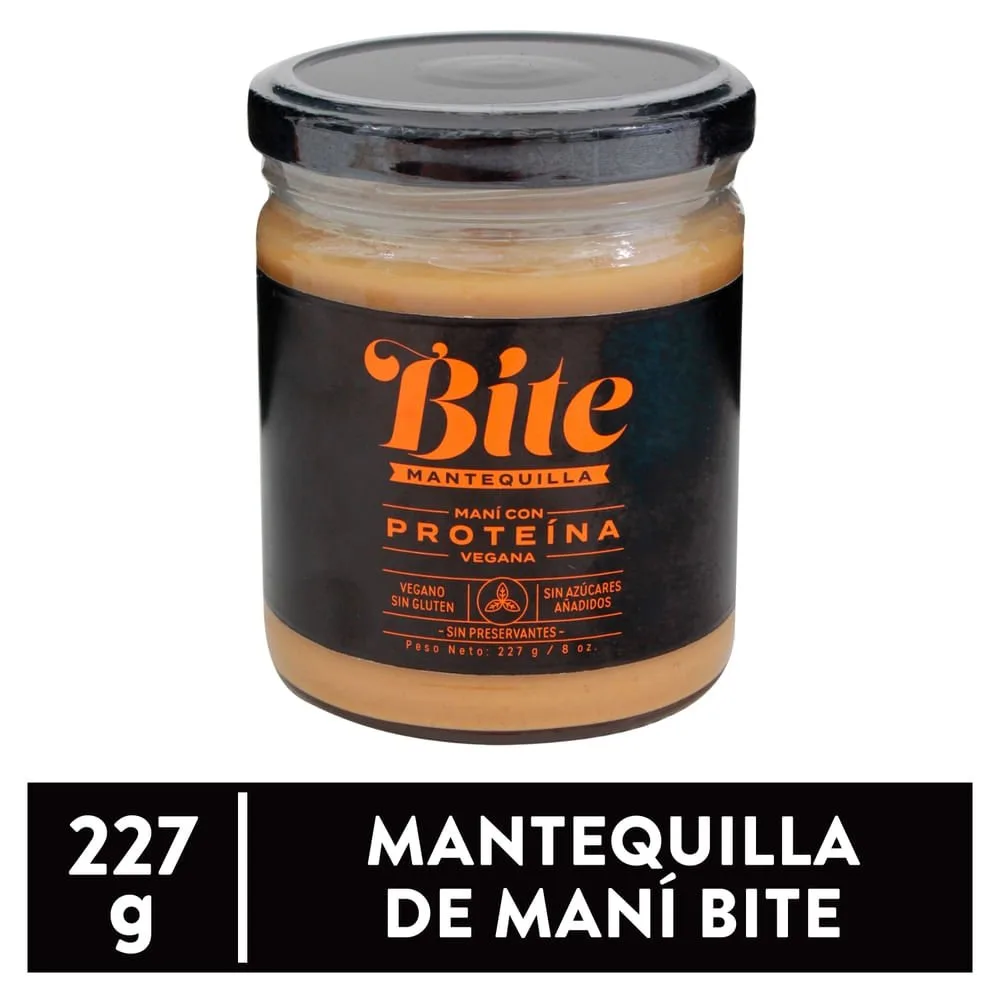 Mantequilla De Maní Con Proteína  Bite – 227 g