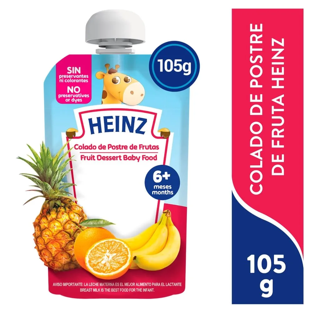 Colado Heinz Postre Fruta Doy Pack – 105 g