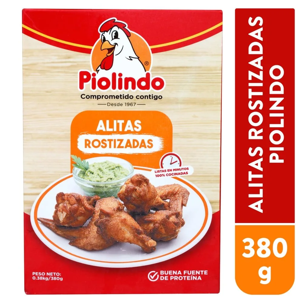 Piolindo Alitas Rostizadas – 380 g
