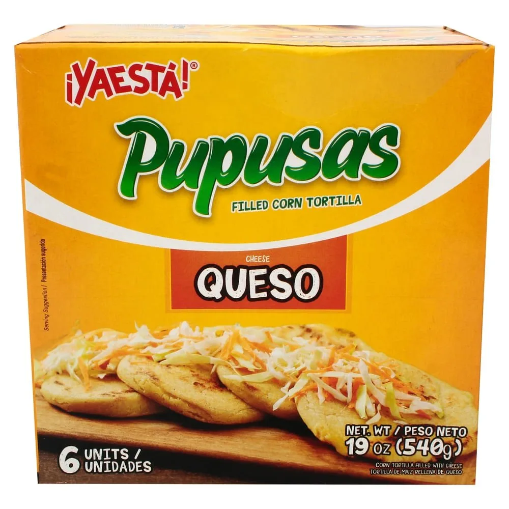Pupusas Ya Está de queso congeladas – 540 g