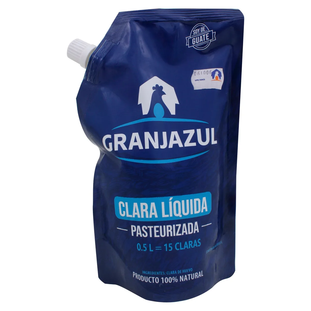 Clara De Huevo Granja Azul Líquida Pasteurizada – 0.5 L