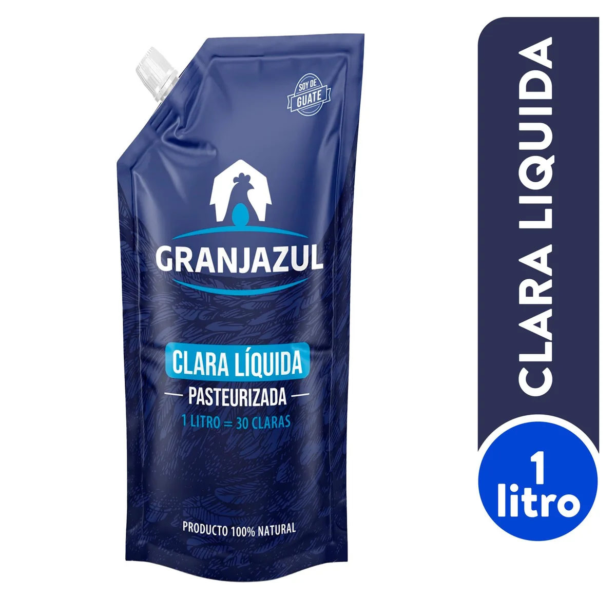 Clara De Huevo Granja Azul Liquida Pasteurizada  – 1 lt